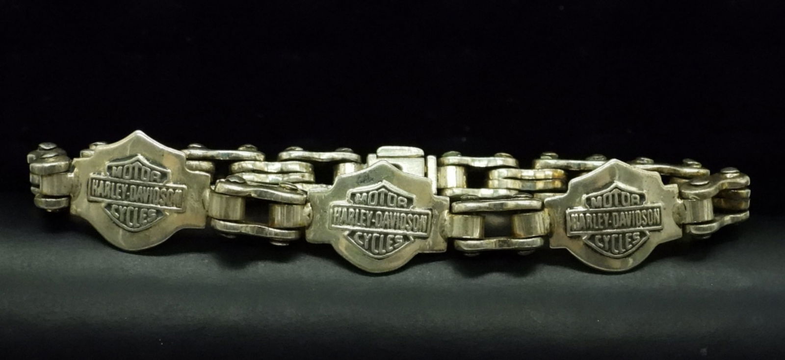 Sterling Harley Davidson Bracelet (1 of 2)