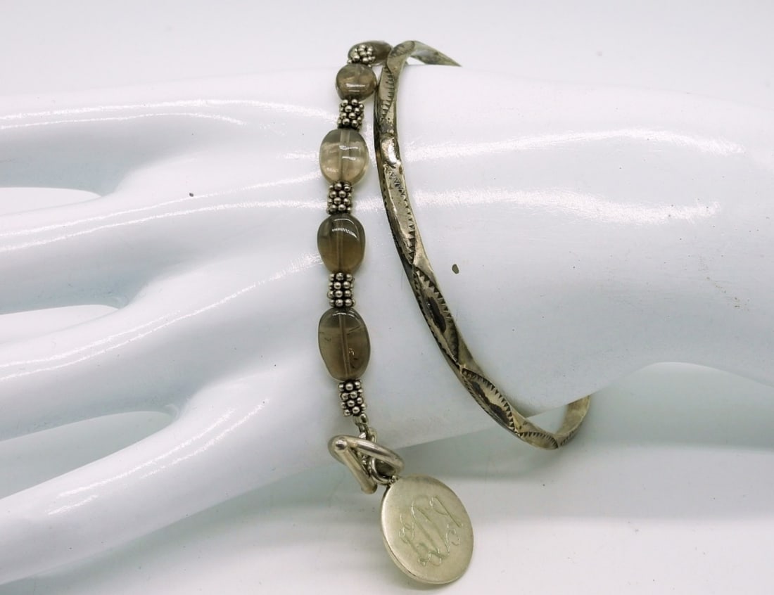 (2) Vintage Sterling Bracelets (1 of 3)