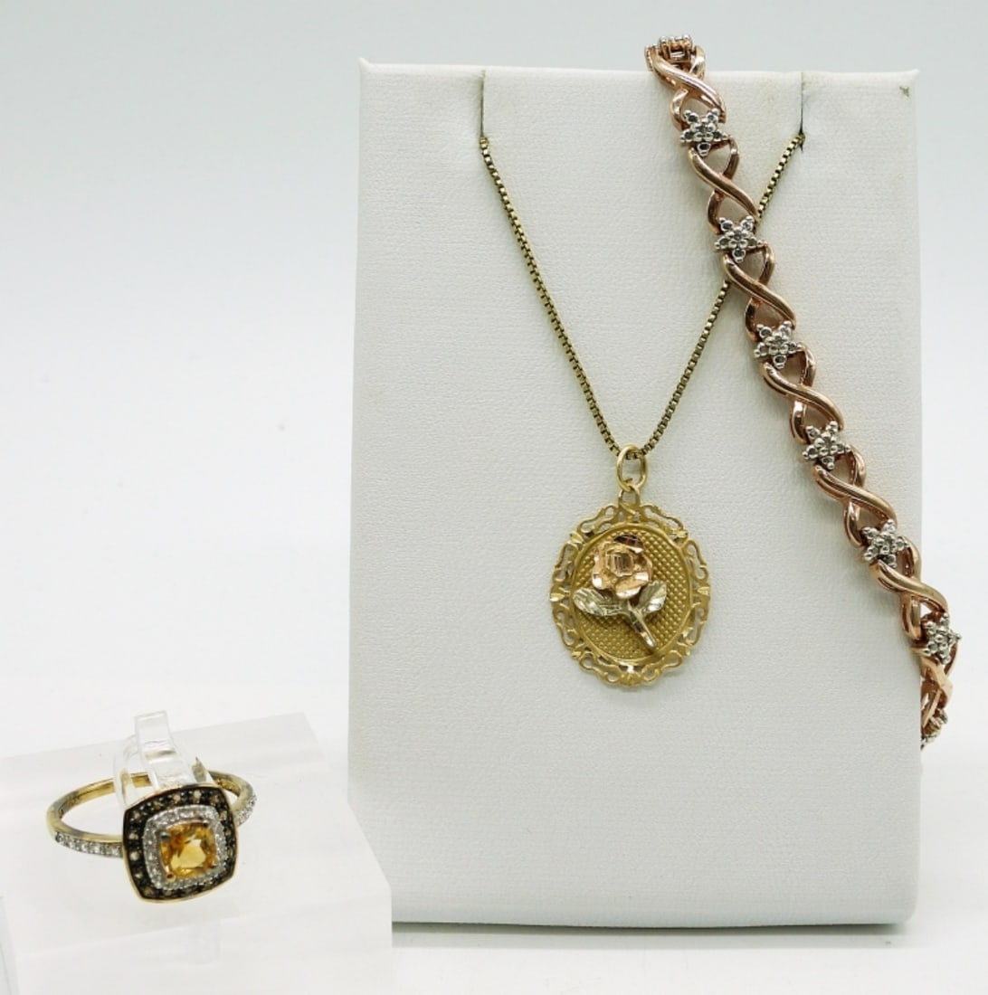 Sterling Gold Tone 3 Piece Set (1 of 4)