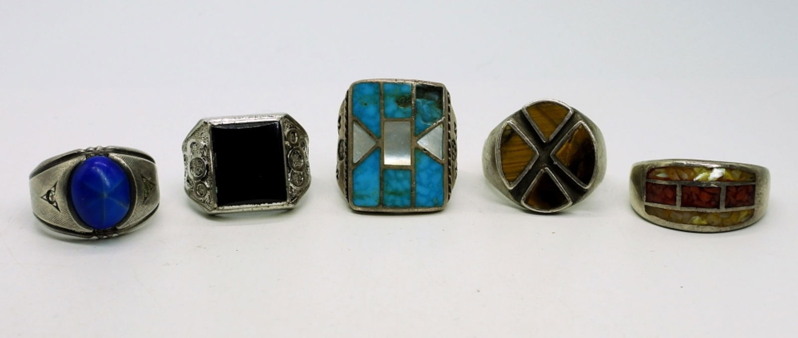 (5) Sterling Men's Rings (1 of 4)