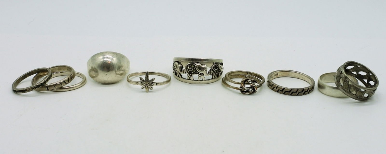 (10) Sterling Silver Rings-Unisex (1 of 3)