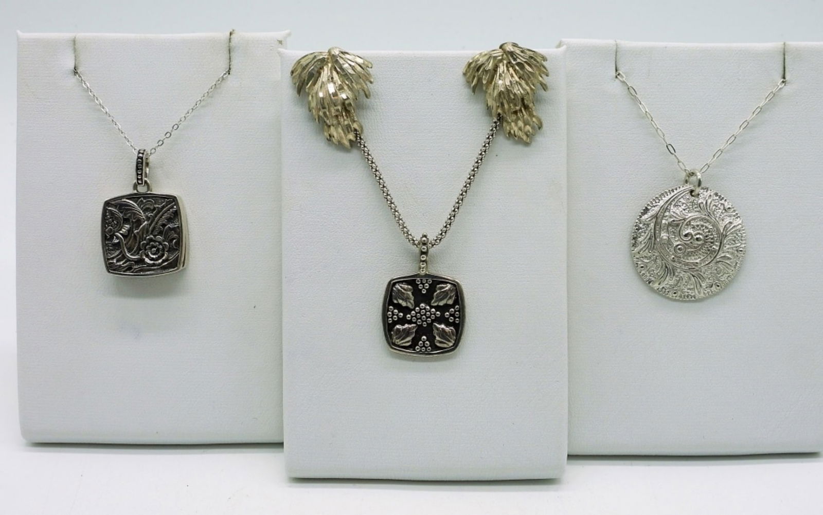 Sterling Pendants, Chains & Earrings (1 of 5)