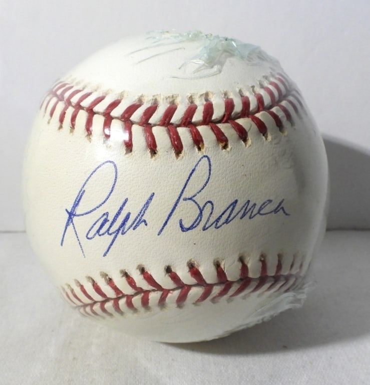 RALPH BRANCA  AUTOGRAPH BASEBALL NO COA (1 of 2)
