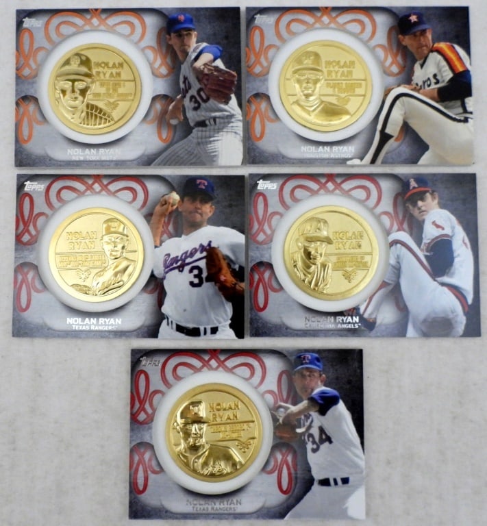 (5) NOLAN RYAN COMMEM MEDALLIONS (1 of 2)