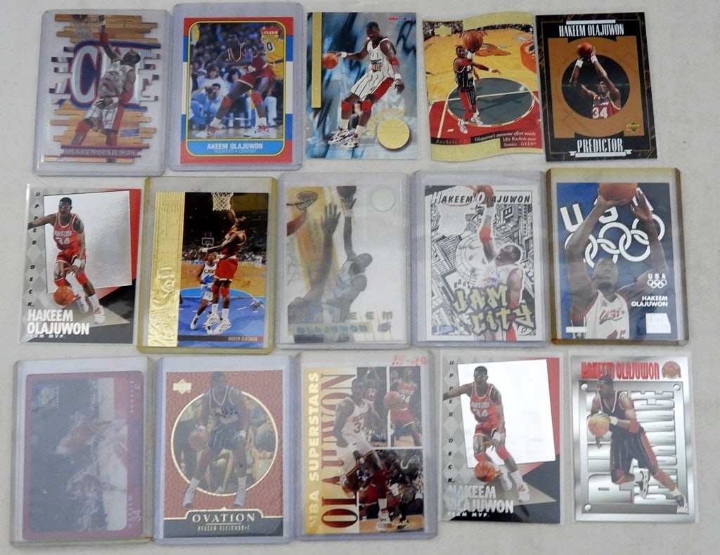 (15) HAKEEM OLAJUWON BASKETBALL CDS (1 of 3)