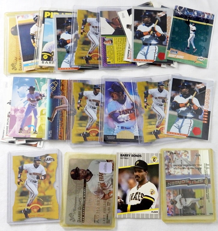 (28) BARRY BONDS PREMIUM BALL CARDS (1 of 2)