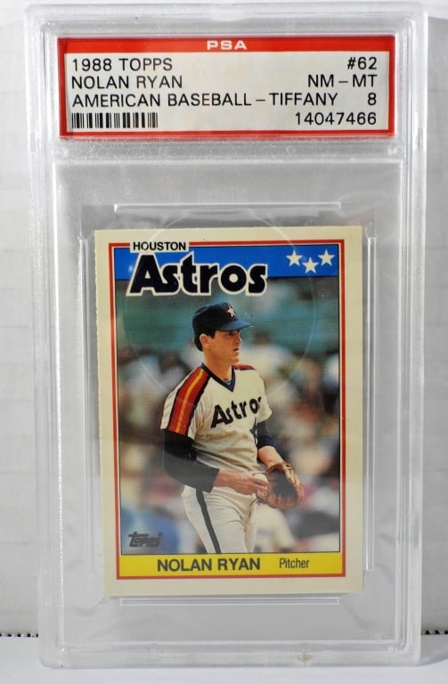 1988 TOPPS NOLAN RYAN PSA 8 (1 of 2)