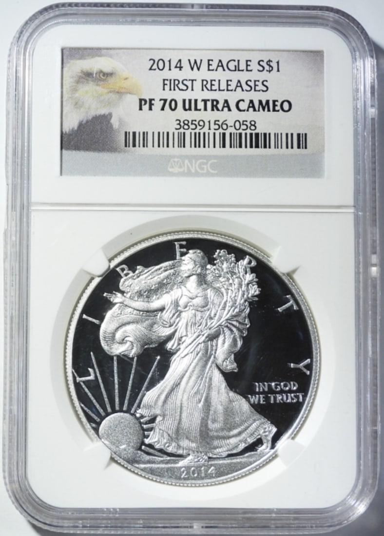 2014-W SILVER EAGLE NGC PF-70 UC (1 of 4)