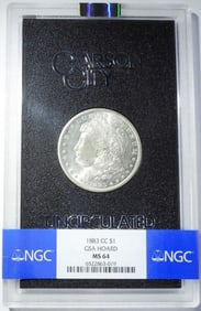 1883-CC GSA MORGAN DOLLAR NGC MS-64
