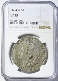 1894-O MORGAN DOLLAR NGC VF-35
