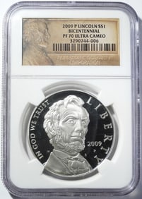 2009-P LINCOLN DOLLAR NGC PF-70 UC