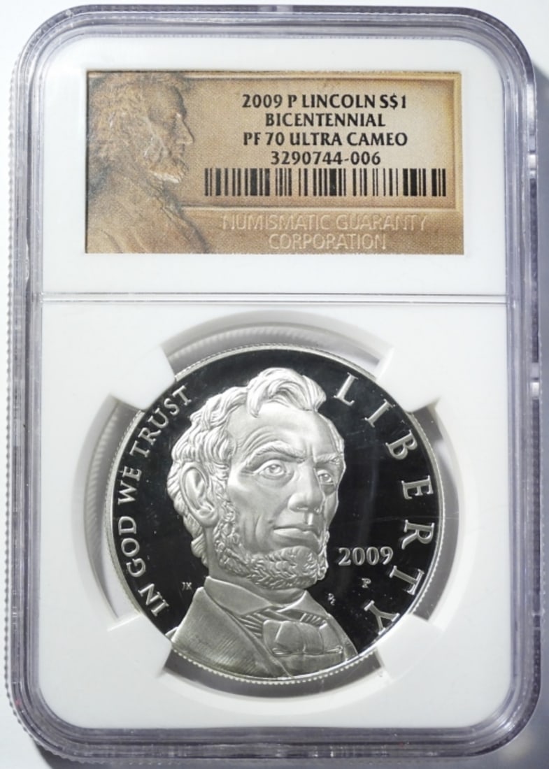 2009-P LINCOLN DOLLAR NGC PF-70 UC (1 of 4)