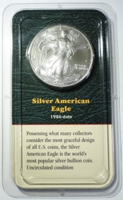 2000 SILVER EAGLE BU IN LITTLETON PACK