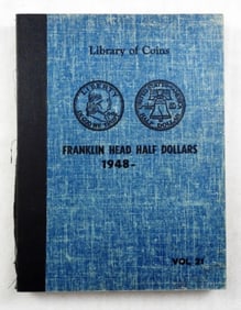 SILVER HALF DOLLARS IN ALBUM-36 COINS TOTAL