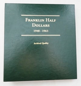BOOK OF FRANKLIN HALF DOLLARS 1948-1963 MISSING