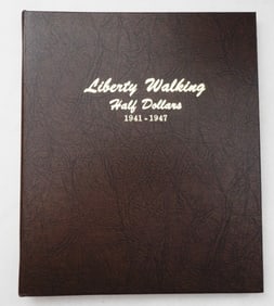 WALKING LIBERTY HALF DANSCO ALBUM- 20 COINS