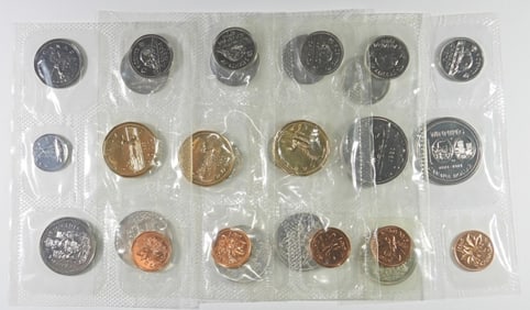 (5) CANADA MINT 6-COIN UNCIRCULATED SETS