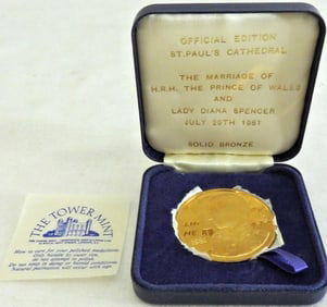 LADY DIANA SPENCER MARRIAGE COIN