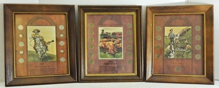 (3) FAMED COIN COLLECTIONS - WAY WEST