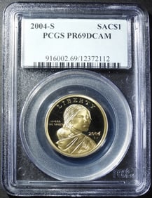 2004-S SACAGAWEA DOLLAR PCGS PR-69 DCAM
