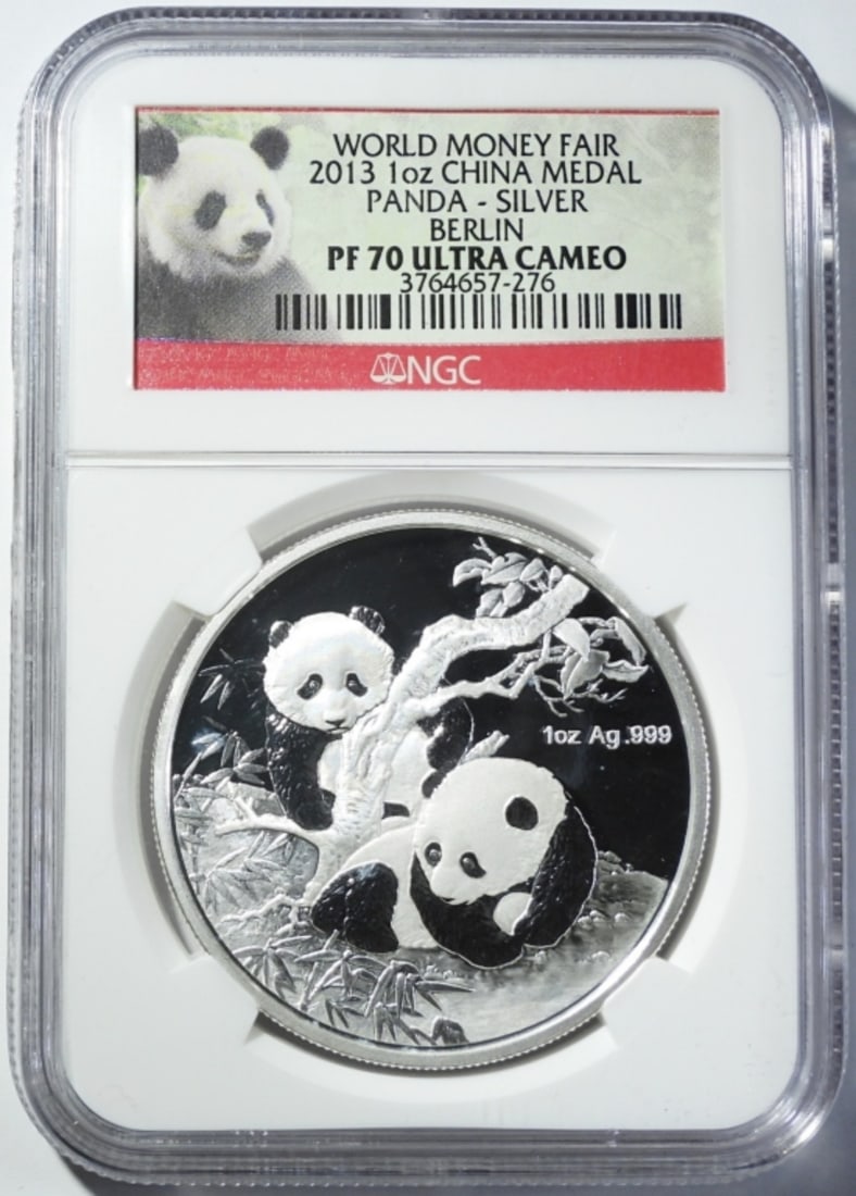 2013 1oz CHINA MEDAL NGC PF-70 UC (1 of 4)