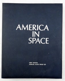 STERLING PROOF SET OF AMERICA IN SPACE COINS