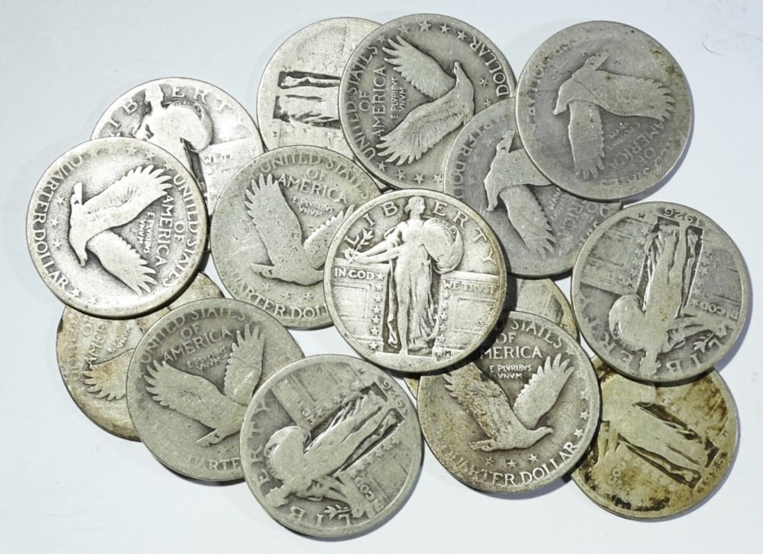 15-STANDING LIBERTY QUARTERS (1 of 2)