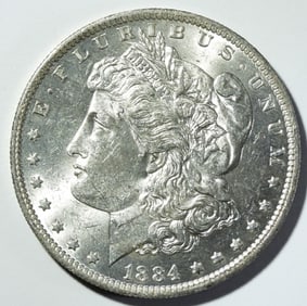 1884-O MORGAN DOLLAR BU