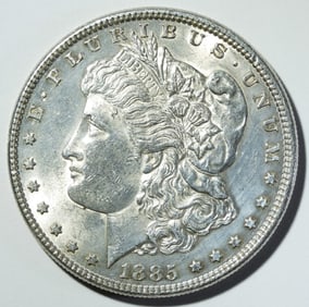 1885 MORGAN DOLLAR BU