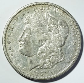 1891 MORGAN DOLLAR XF