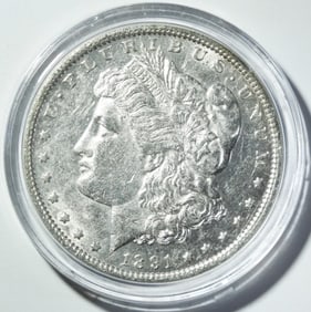 1891-O MORGAN DOLLAR AU