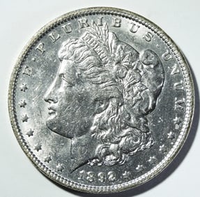 1892-O MORGAN DOLLAR XF