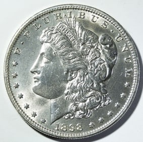 1898-O MORGAN DOLLAR AU