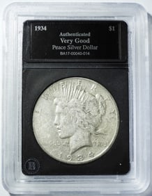1934-S PEACE DOLLAR VG