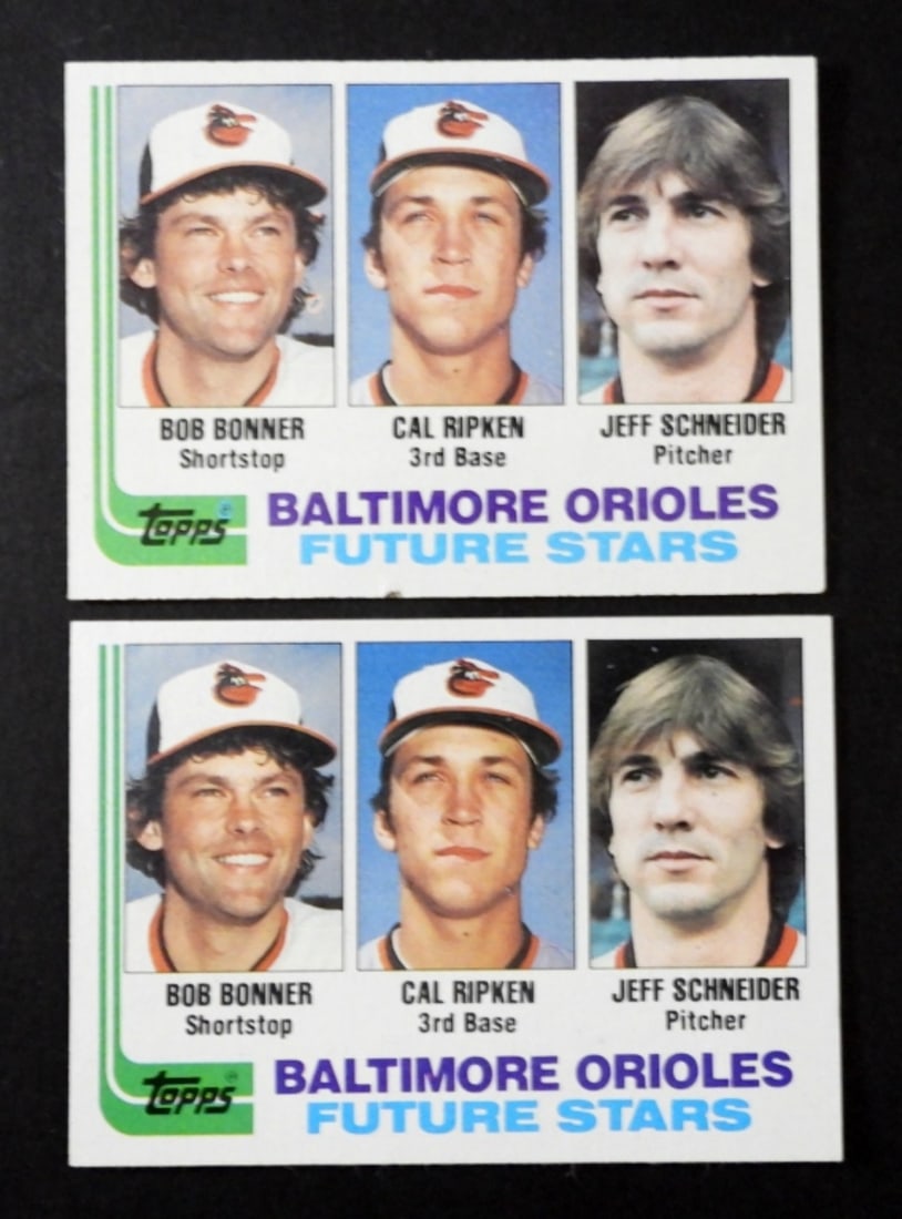 (2) 1982 TOPPS CAL RIPKEN JR ROOKIES (1 of 2)