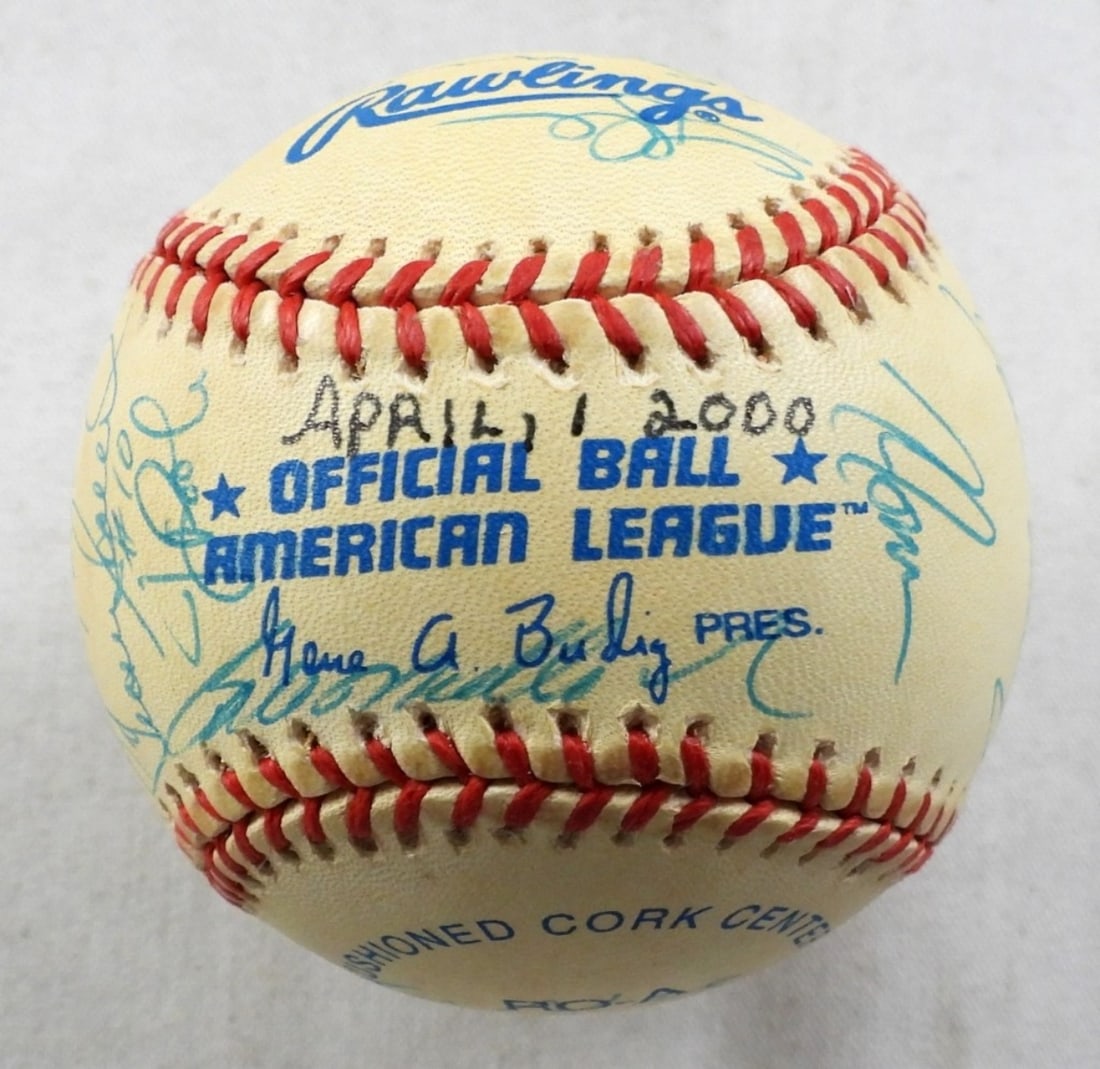 2000 AMERICAN LEAGUE MULTI-AUTO BALL (1 of 5)