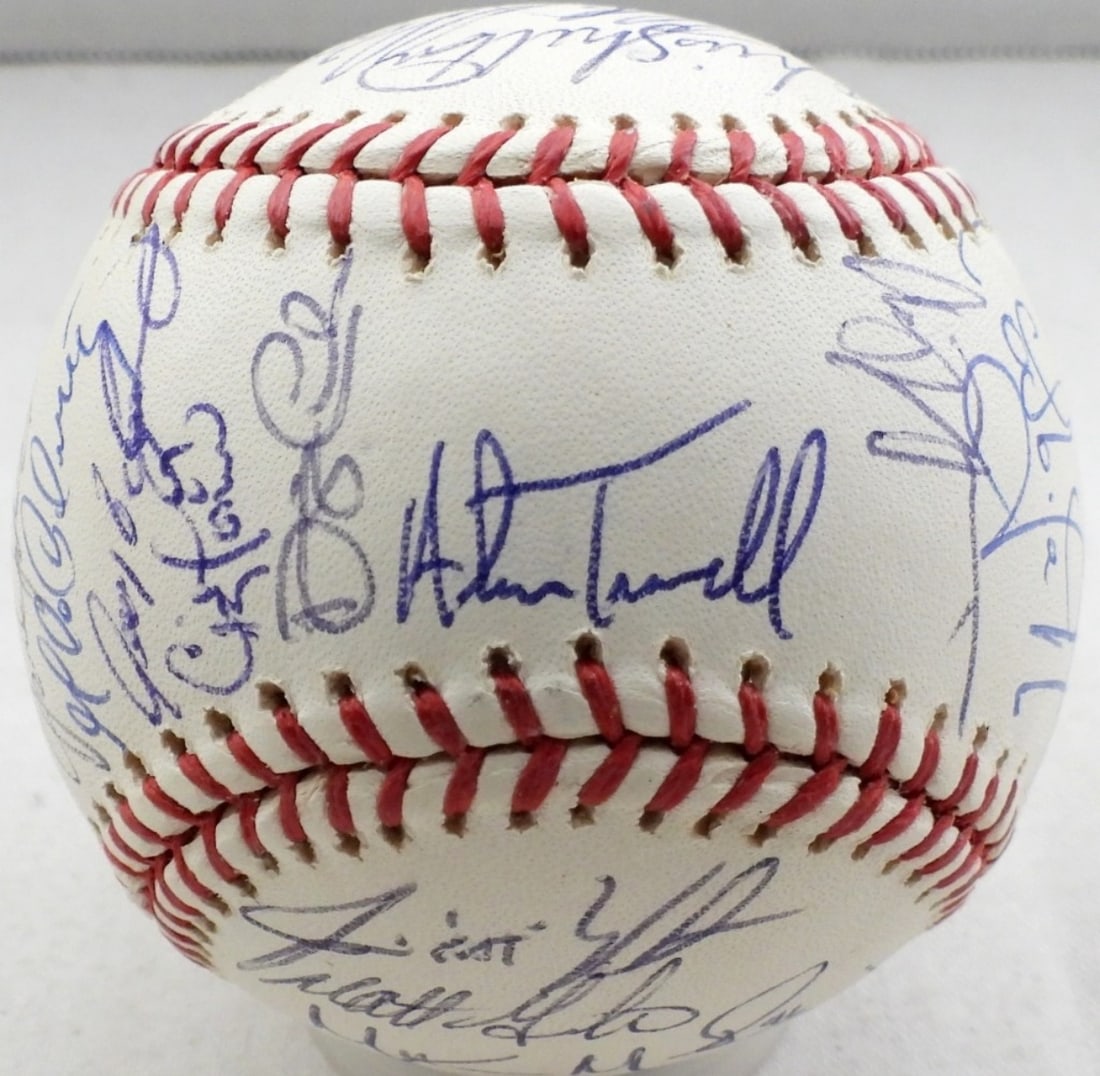 AUTOGRAPHED BALL - ALAN TRAMMELL & MORE (1 of 5)