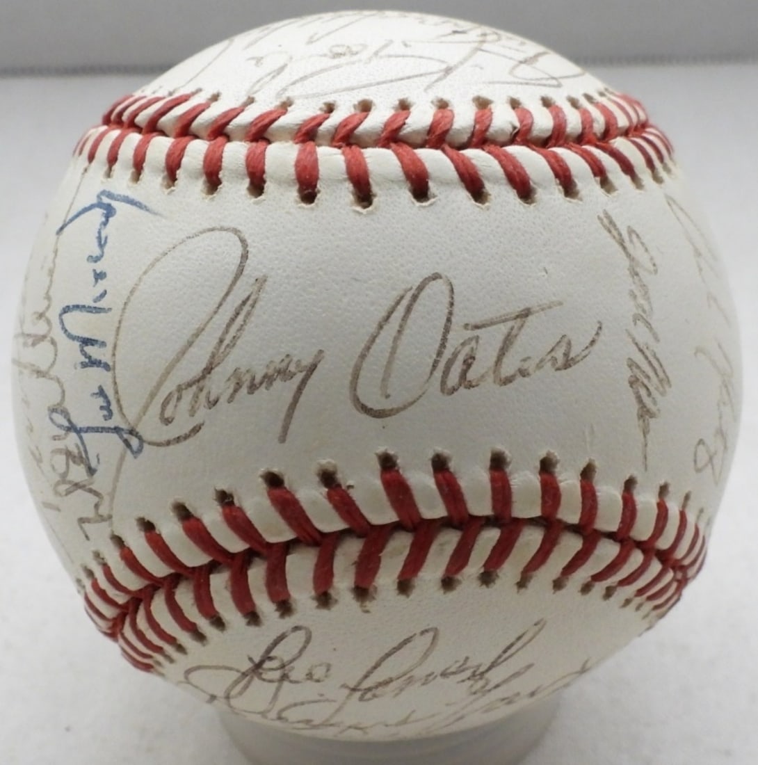 TEAM SIGNED BALL WITH (31) SIGNATURES (1 of 6)