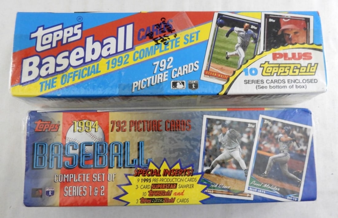 1992 & 1994 TOPPS BASEBALL FACTORY SETS (1 of 3)