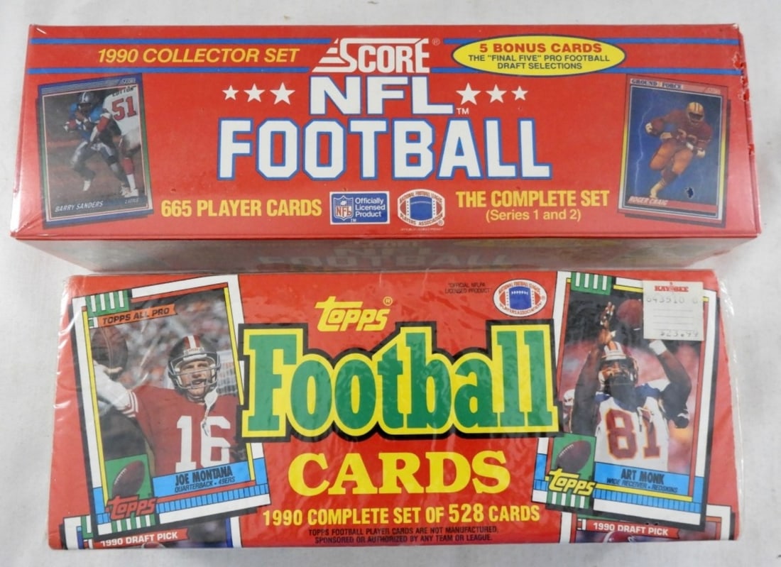 1990 TOPPS & SCORE FOOTBALL SEALED SETS (1 of 3)