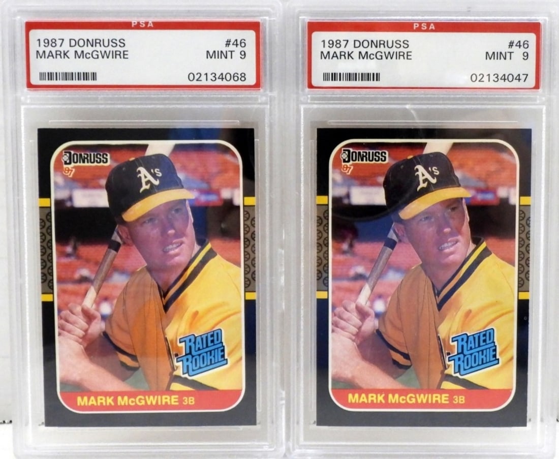 1987 MARK McGWIRE #46 PSA 9 MINT (1 of 2)
