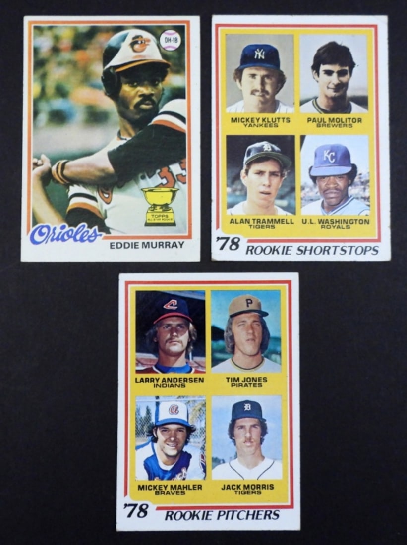 (3) 1978 TOPPS ROOKIE CARDS - MURRAY (1 of 2)