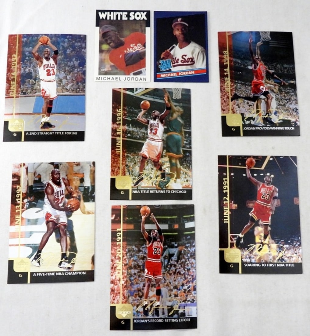 MICHAEL JORDAN CARD LOT - 3 1/2 x 5 (1 of 3)