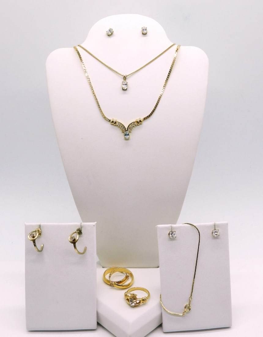 Fashion Gemstone Necklaces, Ring & Earrings (1 of 3)