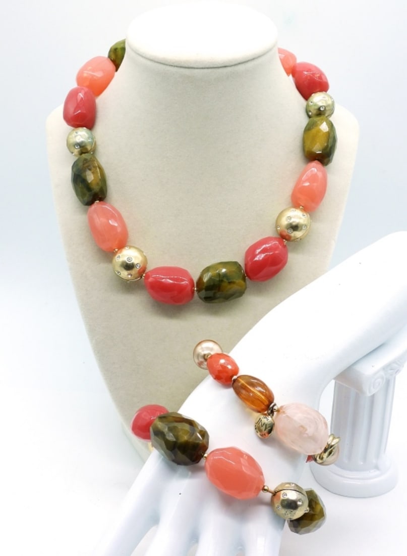 Vintage Chunky Beaded Set (1 of 2)