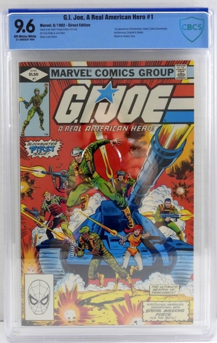 G.I. JOE REAL AMERICAN HERO #1 CBCS 9.6 (1 of 2)
