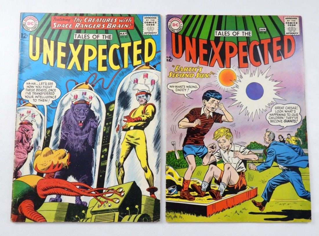 (2) UNEXPECTED DC COMICS SILVER AGE (1 of 2)