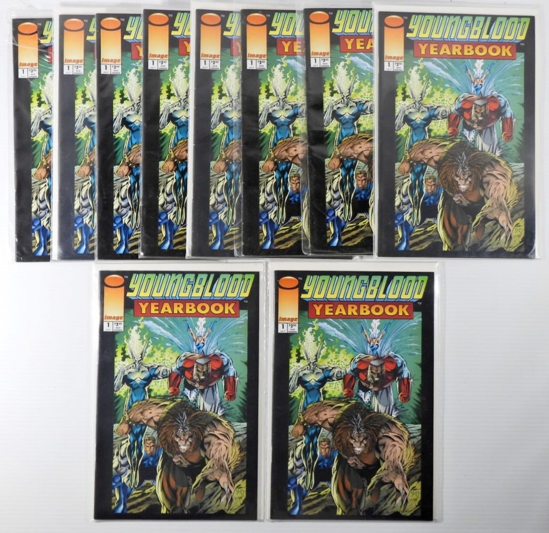 (10) IMAGE YOUNGBLOOD YEARBOOK #1 (1 of 2)