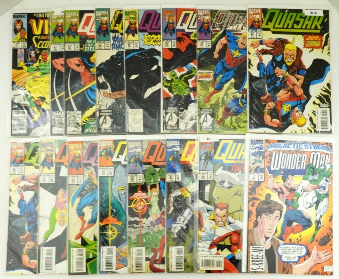 (16) MARVEL COMIC LOT - QUARSAR LOT (1 of 2)