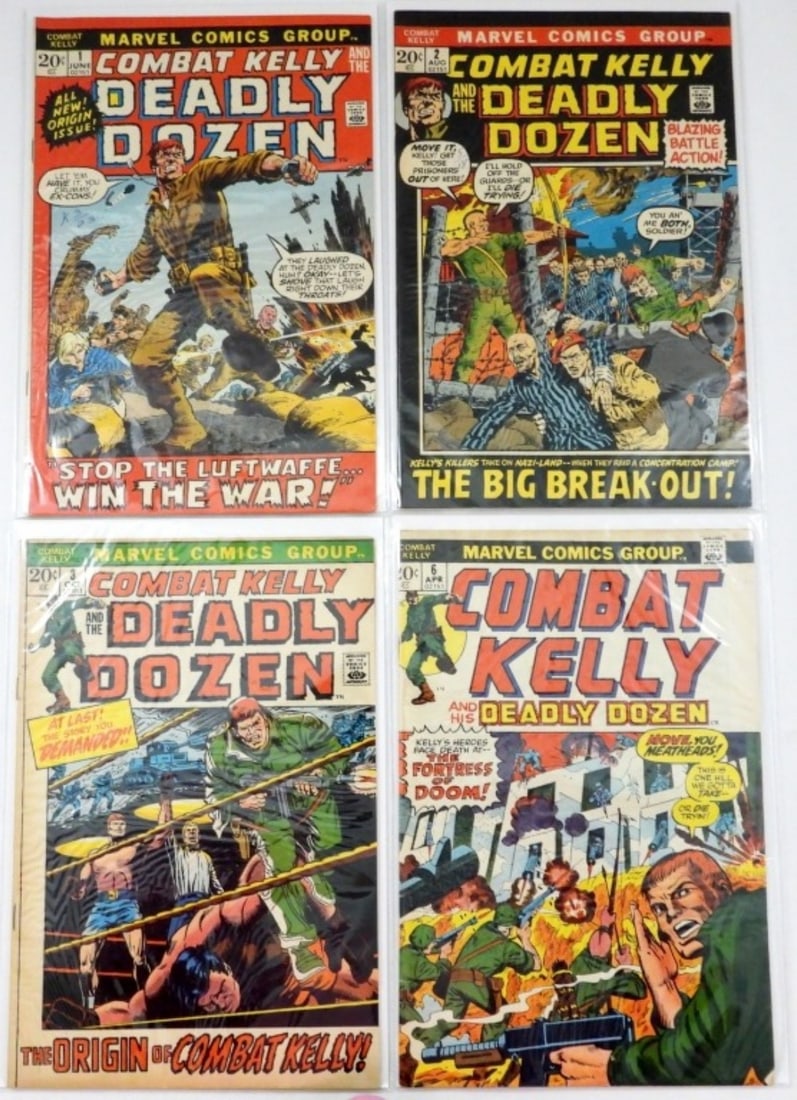 COMBAT KELLY 1 2 3 6 AND HIS DEADLY DOZEN (1 of 3)